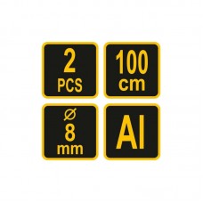 82322 VOREL Set Coarda elastica 100 cm cu carabina..